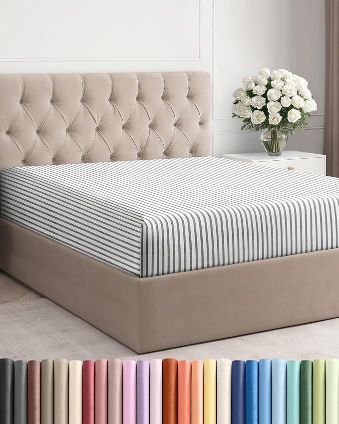 Cal King Fitted Bed Sheet by CGKUnlimited