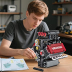 WINGIFT V8 Engine Building Set, V8 Engine Model kit that Run, Build Your Own - Image 7