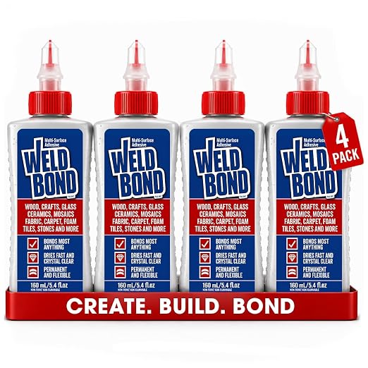 Weldbond Multi-Surface, Non-Toxic Glue, Bonds Most Anything! Use as Wood Glue or by Weldbond