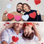 90 Pieces Heart Cutouts Paper Hearts Heart Shape Cards 5.5 Inches Large - Image 6