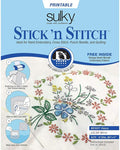 Stick N Stitch Self Adhesive Wash Away Stabilizer Twelve Sheets of 8-1/2 x 11 by Sulky