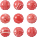 FASHEWELRY 50Pcs Synthetic Rhodochrosite Cabochons Flat Back Gemstone Cabochons by FASHEWELRY