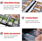 Custom Card Binder 400 Pocket, DIY Anime Sports Cover Design, Portable - Image 7