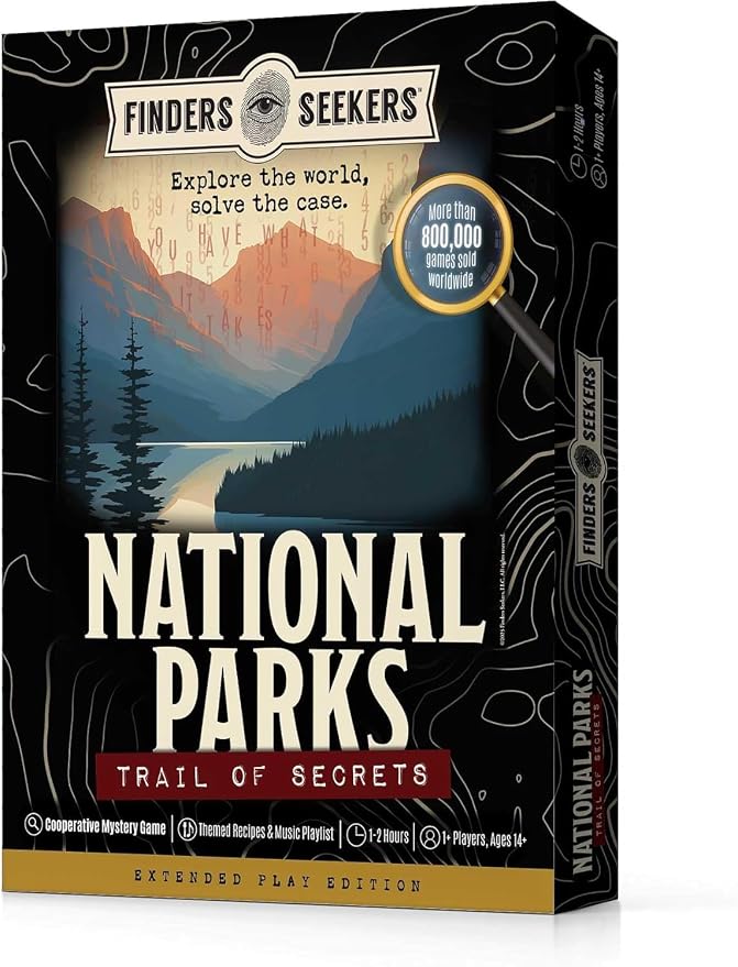 Escape Room Game for Adults – National Parks Mystery Adventure, Solve the Case by FindersSeekersMysteryGames
