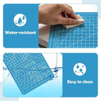 A5 Small Self Healing Cutting Mat, 8in x 6in Double Sided Thickened Sewing Mat - Image 5