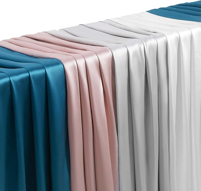 Love's cabin Satin Pillowcase Set of 2 King Size 20x36, Cooling Pillow Covers - Image 5