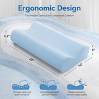 AM AEROMAX Queen Size Soft Contour Memory Foam Pillow, Cervical Pillow - Image 3