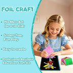 FUNNYB&G Foil Art Craft Kit for Girls 4-10 Years Old: Mess-Free & No-Glue - Image 3