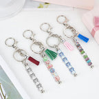 Draupnir 72 Pcs Beadable Keychains Bars, Included 36Pcs Silver Beadable - Image 6