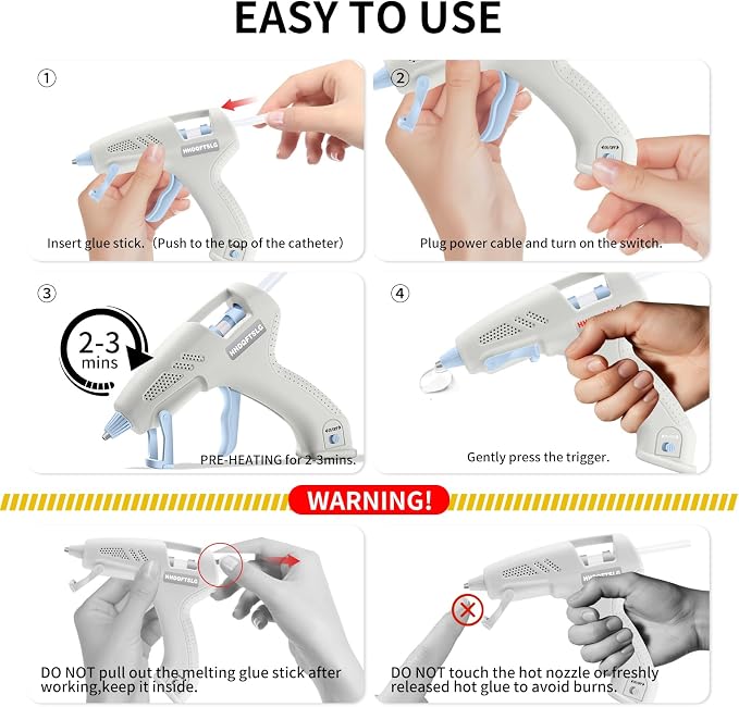 Cordless Hot Glue Gun, Fast Preheating - Image 5