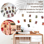600 Pieces Washi Sticker Set, 12 Set Scrapbooking Diary Planner Album Diary - Image 6