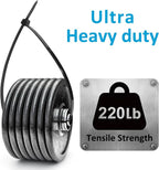 Large Zip Ties 18 inch, 50 Pack, Long Zip Ties Heavy Duty - Image 3