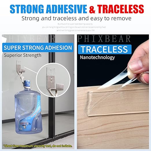 PHIXBEAR Extra Large 1.2" x 240" Super Heavy Duty Double Sided Mounting Tape - Image 4