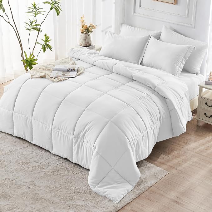 JOLLYVOGUE King Comforter Set, Ultra-Soft Bed in a Bag King Size 7 Pieces - Image 8