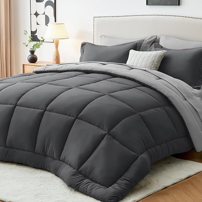 Sasttie Twin XL Comforter Set, 5 Pieces Twin XL Bed in a Bag, Complete Bedding by SASTTIE