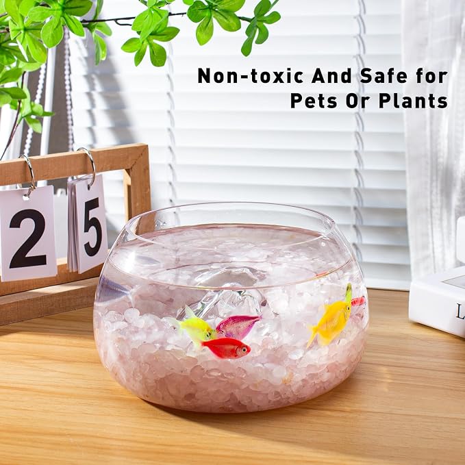 0.5 Lb/230g Rose Quartz Crystal Aquarium Gravel Rocks, Natural Tumbled Healing - Image 4