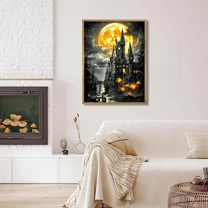 Diamond Art Kits for Adults, Full Drill Castle Diamond Painting Kits for Adults - Image 5
