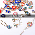Bulk Gold Enamel Charms for Jewelry Making, Colorful Metal Charms Pendant for - Image 2