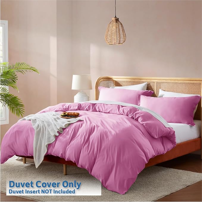 Nestl Light Pink Duvet Cover Full Size - Image 2