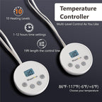 Wapaneus Heated Blanket Electric King Size 90"x100"-Dual Control - Image 7