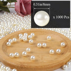 Phinus 1000 Pcs 8mm Pearl Beads - Image 2
