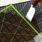 UOOU Quilting Ruler, Square Quilting Rulers Fabric Cutting Ruler Acrylic - Image 6