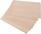 HAKZEON 10 Pack Basswood Sheets, 1.5mm Thin Natural Basswood Blanks - Image 4