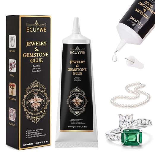 Jewelry Glue for Gemstones and Metal, 120ML Professional Grade Precise by Unknown