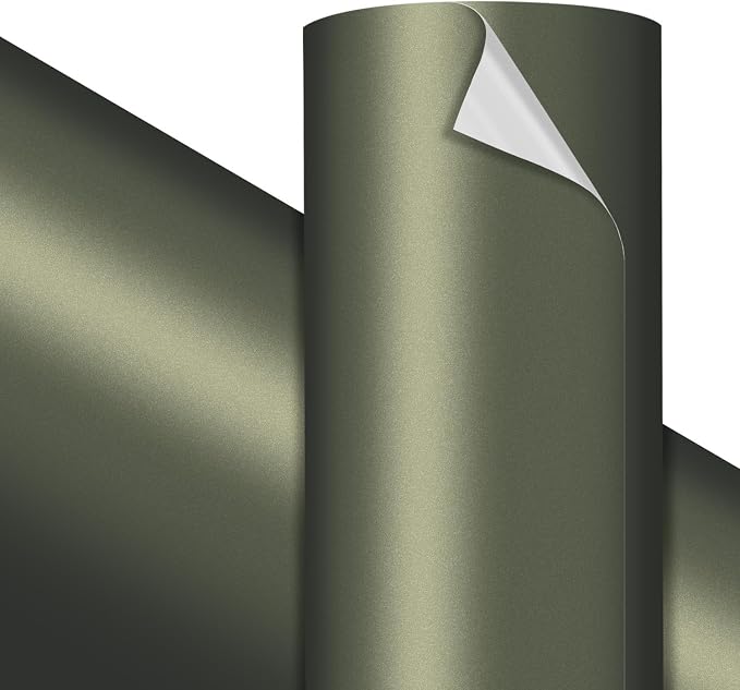 VViViD Premium Matte Metallic Military Green Craft Vinyl Roll 1ft x 5ft – by VVIVIDVINYL