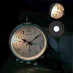Peakeep 4" Small Battery Operated Antique Retro Analog Alarm Clock - Image 5