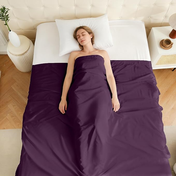 Queen Flat Sheet Only, 1 Pack Top Bed Sheets, Soft Breathable Brushed - Image 7