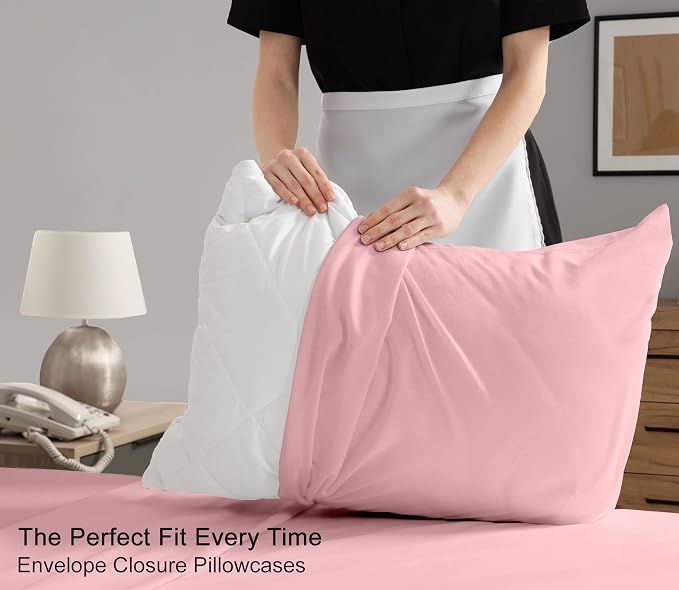 RUVANTI 100% Cotton Sheets – California King Percale Bedding, Cooling & - Image 7