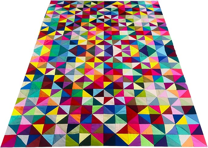 HANPATQUI 50PCS 10 x 10 inch Solid 100% Cotton Fat Quarters Fabric - Image 6