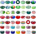 Aipridy Assortment European Large Hole Beads Spacer Beads Rhinestone Craft Beads - Image 3