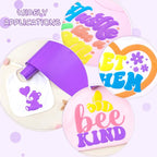 Tintnut Deep Lavender Neon Puff HTV Vinyl Roll, easy cut & weed, stretch - Image 4