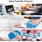 12" x 50 FT White HTV Vinyl Roll Heat Transfer Iron On Vinyl - Image 4
