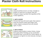 Falling in Art Plaster Cloth Rolls, 6 Pack 500gsm Plaster Bandage, Plaster - Image 7