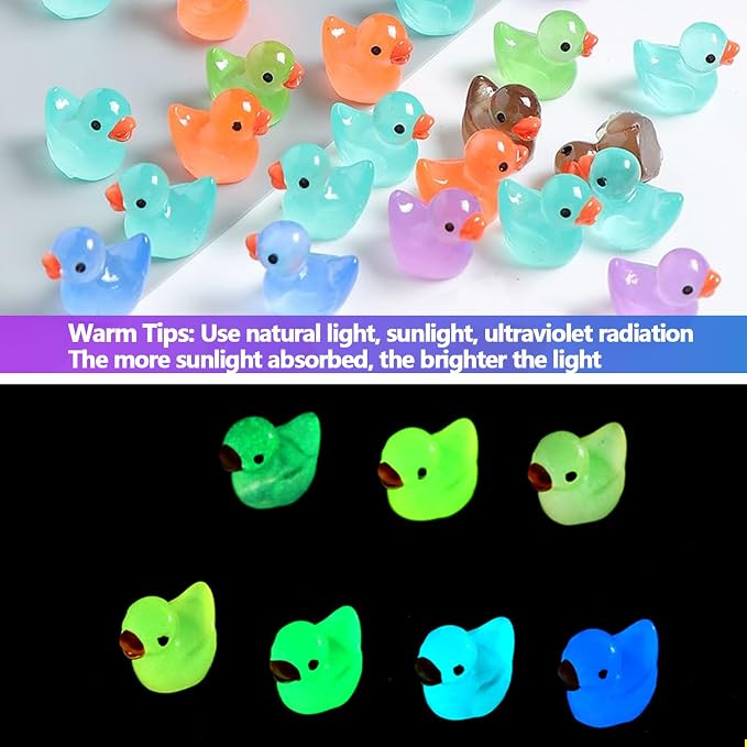 CHAKANLX 200 Pieces Fairy Garden Accessories, Mini Resin Ducks, Fairy Garden Kit - Image 3