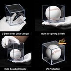 8 Pack Baseball Display Cases - Image 4