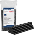 WORKPRO Black Hot Glue Sticks, 0.43" x 8", All-Temp | Strong EVA Adhesive by WORKPRO