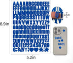 Letter Stickers, Mailbox Numbers, 0.5 Inch Waterproof Vinyl Alphabet | 1/2 Inch - Image 7