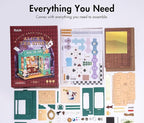 Rolife DIY Miniature House Kit Alice's Tea Store, Tiny House Kit - Image 9