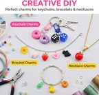 Keychain Charms Bulk 30pcs mixed Cute 3D Charms - Image 4