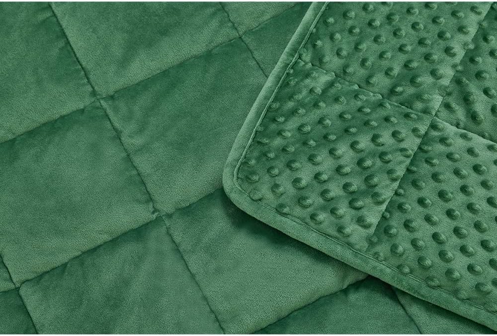 TONGDADA Minky Weighted Blanket | 40''x60'', 7lbs | Cozy and Soft Minky - Image 4