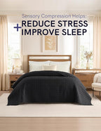 YnM Exclusive 50 lbs Weighted Blanket, Extra Heavy Cotton Bed Blanket - Image 2