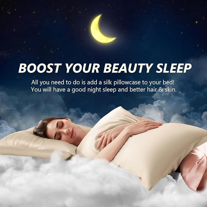 Silk Pillow Cases King Size 100% Mulberry Silk Pillowcase - Image 3
