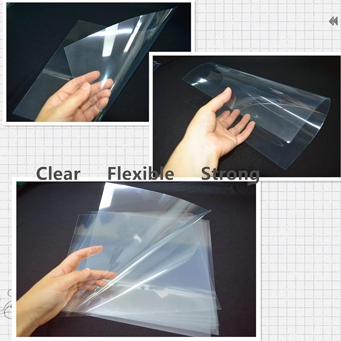 BANLTRE 15 Pieces 7.5 mil Transparency Blank Template Material Stencils Mylar - Image 4