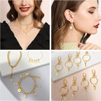 LEOBRO Letter Charms, Bracelet Necklace Charm & Jump Rings, Jewelry Making - Image 7