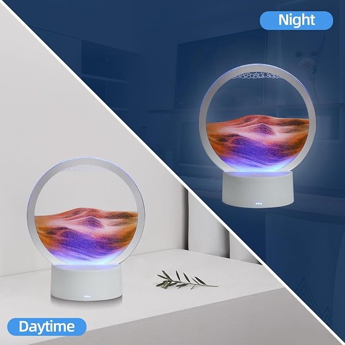 KPNUWN Moving Sand Art Liquid Motion, 3D Deep Sea Sandscape Color Quicksand - Image 5