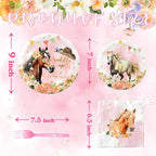 Girl Horse Party Decorations Set - Image 2